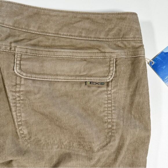 ExOfficio NWT Womens Size 16 Flex Cords Stretch Corduroy Pants Trousers Khaki - Picture 13 of 14
